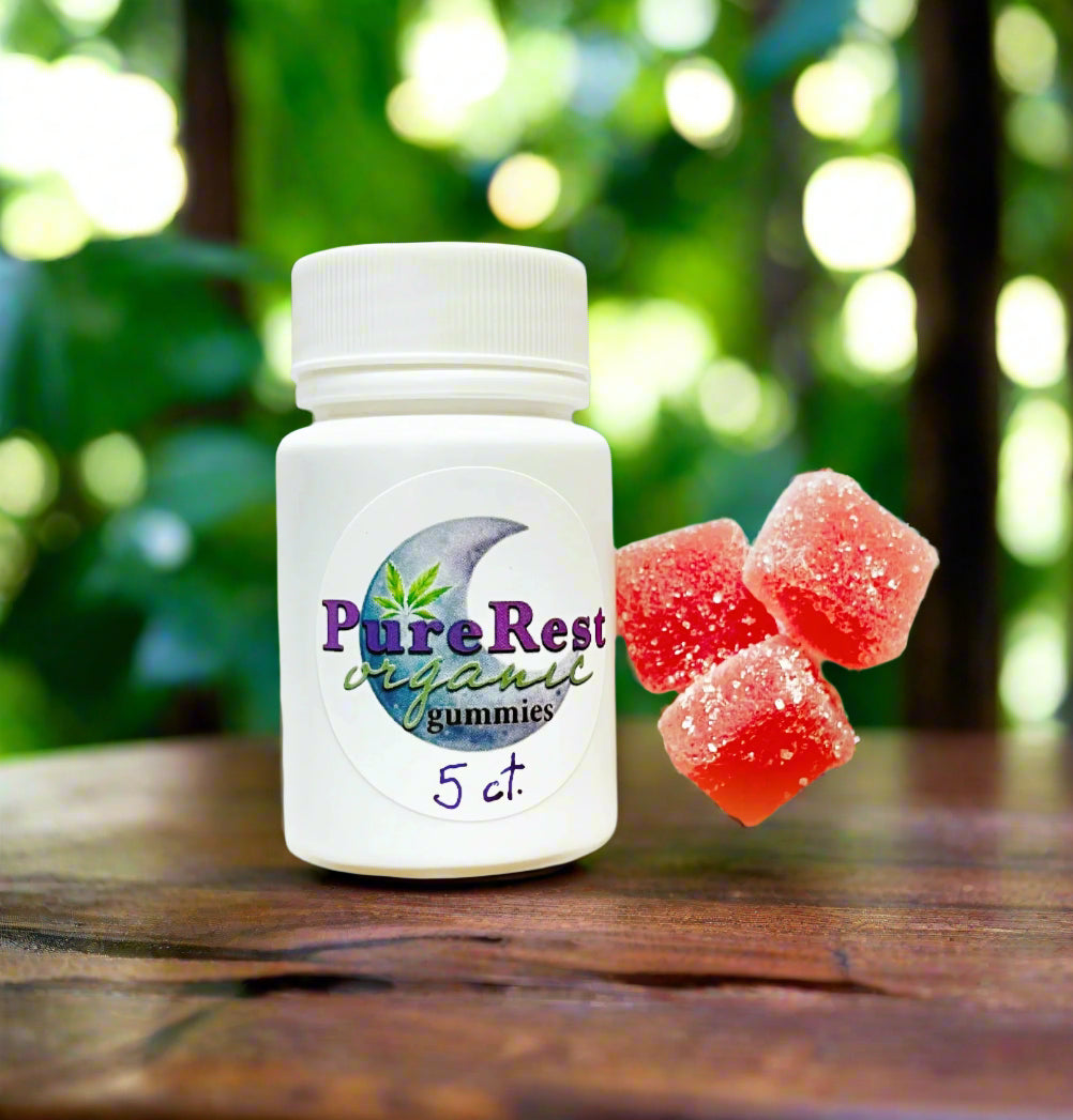 PureRest organic sleep gummies 5ct SAMPLE